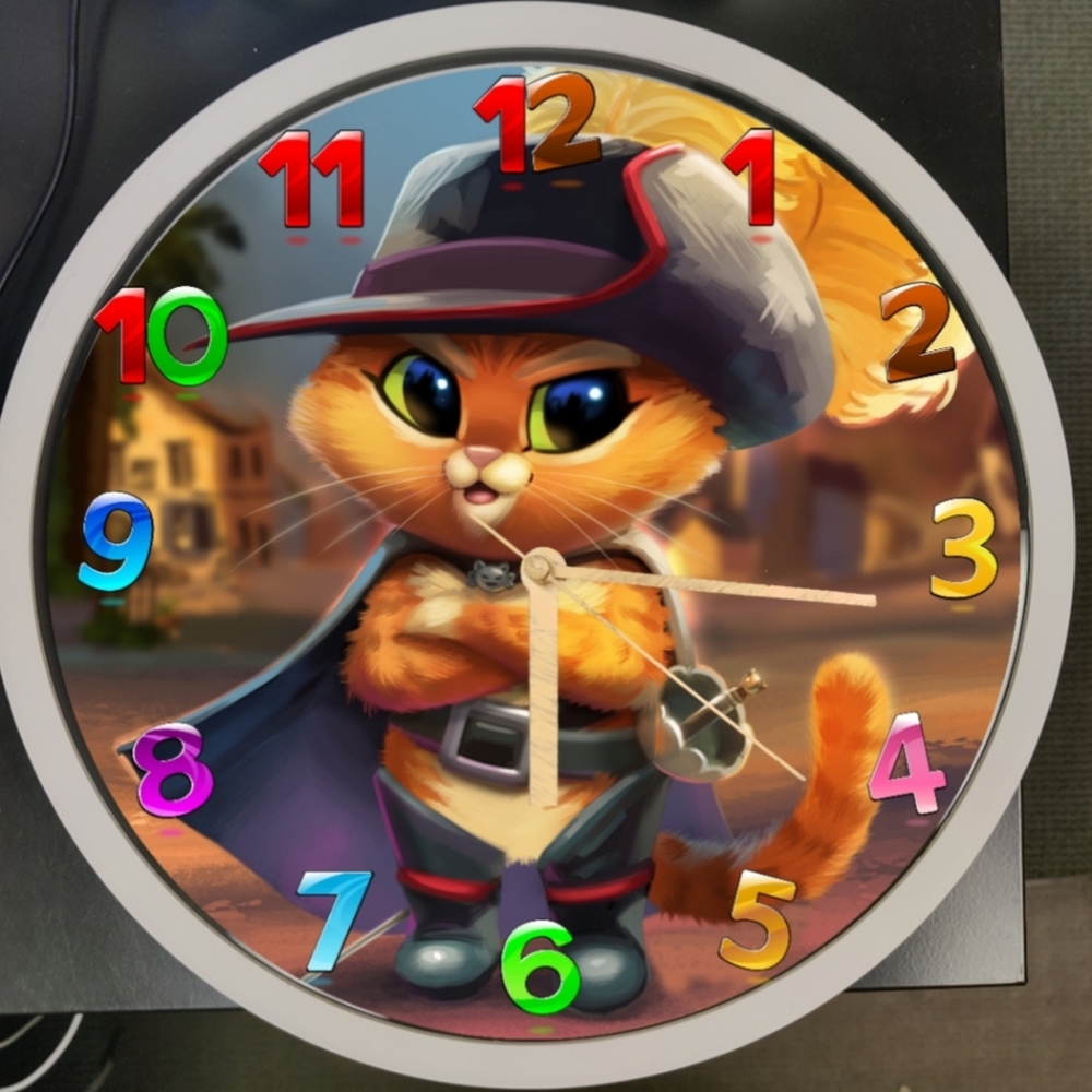 Mr Frisky 2x clock